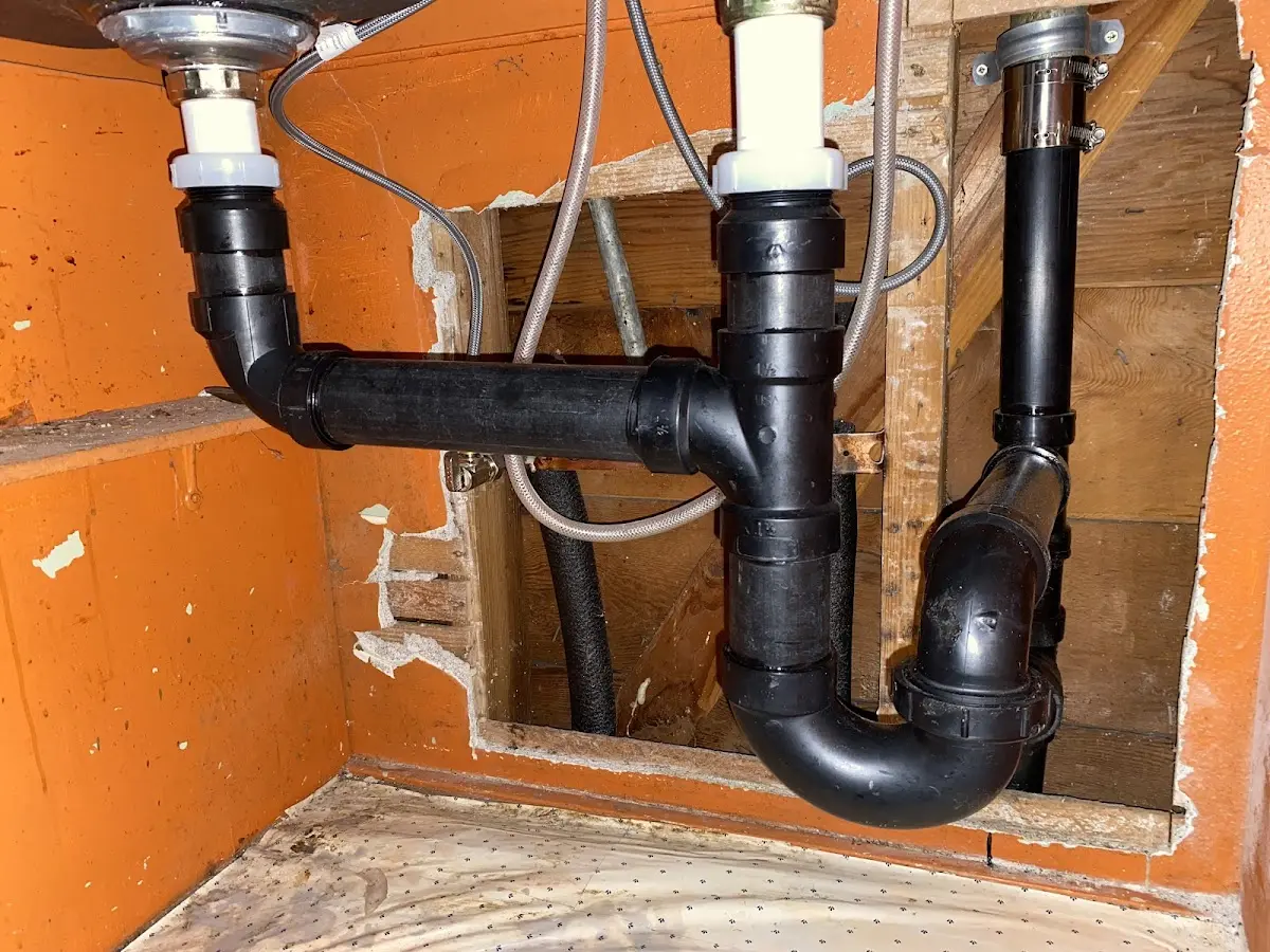 Professional Repiping Services equipment and tools on the job in Birch Bay